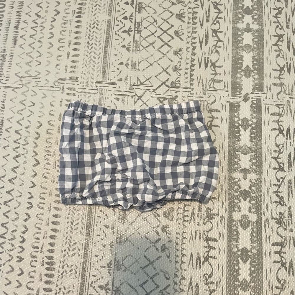 Pehr Bloomers in Checked, Ink color way 3-6 months